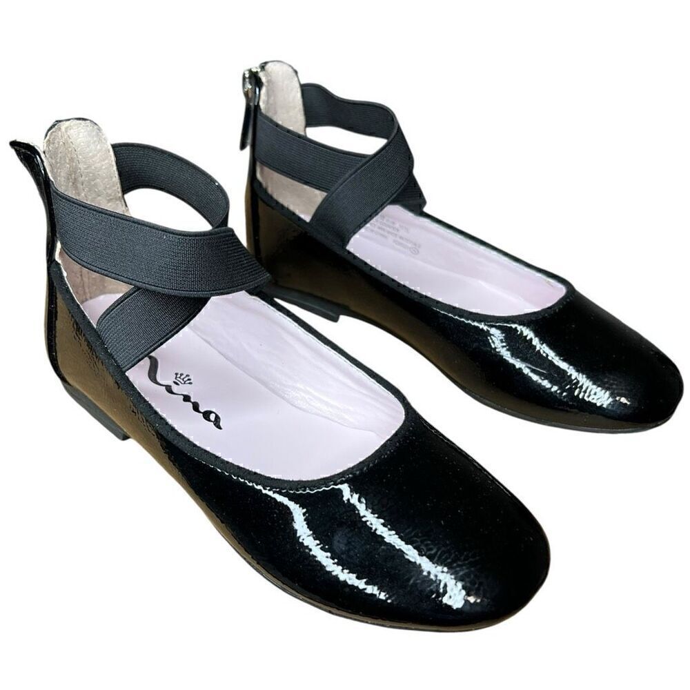NEW Nina Little Girls Marissa Black Flat 11